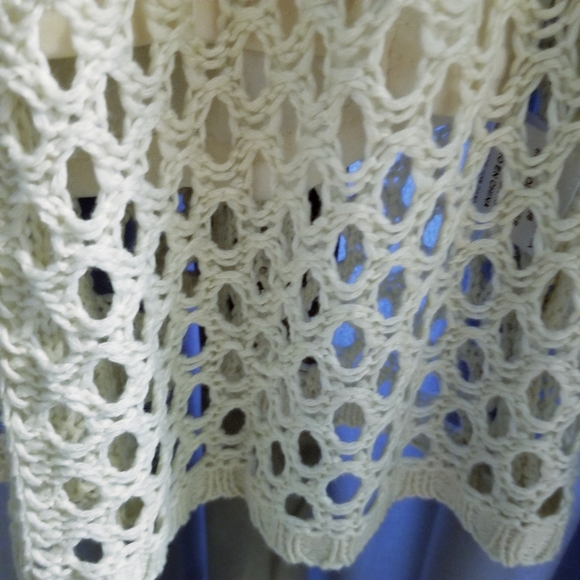 Boho Crochet dress (lined), Large ,EUC - Picture 11 of 12